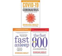 BOOKS4PEOPLE Michael Mosley Collection 3 Books Set (Covid-19, Fast Asleep, The Fast 800)