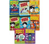 BOOKS4PEOPLE Middle School By James Patterson 8 Books Collection Set - Dog Best Friend, Just My Rotten Luck