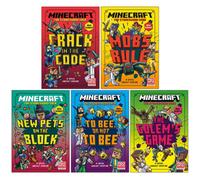 BOOKS4PEOPLE Minecraft Stonesword Saga Series 5 Books Collection Set (Minecraft: Crack In The Code, Minecraft: Mobs Rule, Minecraft: New Pets