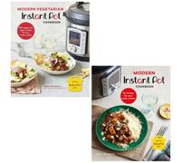 BOOKS4PEOPLE Modern Instant Pot Cookbook & Vegetarian Instant Pot 2 Book Set By Jenny Tschiesche