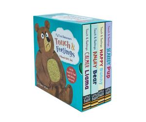 BOOKS4PEOPLE My First Behaviours Touch Feelings 4 Books Gift Box Set By Naira Wilson - Ages 0-5 - Board Book