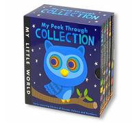 BOOKS4PEOPLE My Little World Peek Through Collection 5 Books Box Set Dino, Moo, Zoom, Roar, Hoot (Series 2)