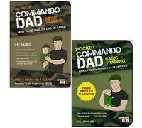 BOOKS4PEOPLE Neil Sinclair Collection 2 Books Set (Commando Dad, Pocket Commando Dad)