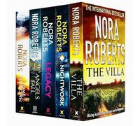BOOKS4PEOPLE Nora Roberts Collection 5 Books Set (The Villa, Nightwork, Legacy, Angels Fall & Come Sundown)