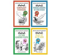BOOKS4PEOPLE Norman Thelwell 4 Cartoon Books Collection Set (Compleat Tangler, Play It As It Lies, Three Sheets In The Wind, Up The Garden Path