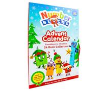 BOOKS4PEOPLE Numberblocks Advent Calendar - Count Down To Christmas 24 Story Books Official Perfect Festive Christmas Gift Maths And Counting F