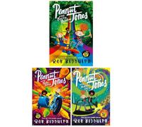 BOOKS4PEOPLE Peanut Jones Series 3 Books Collection Set By Rob Biddulph (The Illustrated City, The Twelve Portals, The End Of The Rainbow)