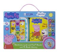 BOOKS4PEOPLE Peppa Pig Electronic Me Reader Jr And 8 Look And Find Sound Book Library