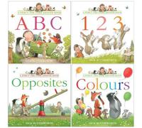 BOOKS4PEOPLE Percy The Park Keeper Early Learning Collection 4 Picture Books Set (Abc, 123, Colours And Opposites)