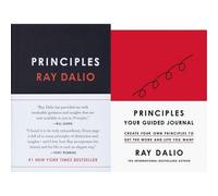 BOOKS4PEOPLE Principles Life And Work, Principles Your Guided Journal 2 Books Collection Set