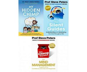 BOOKS4PEOPLE Professor Steve Peters 3 Books Collection Set The Silent Guides, My Hidden Chimp, The Chimp Paradox
