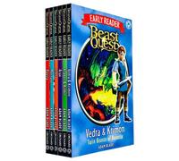 BOOKS4PEOPLE Quest Early Reader 6 Books Collection Set By Adam Blade (Ravira, Mortaxe, Creta, Arax, Kragos & Kildor, Vedra & Krimon)