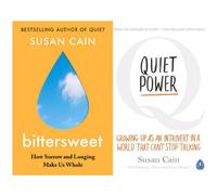 BOOKS4PEOPLE Quiet Power & Bittersweet: How Sorrow And Longing Make Us Whole By Susan Cain 2 Books Collection Set