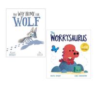 BOOKS4PEOPLE Rachel Bright Collection 2 Books Set (The Worrysaurus & The Way Home For Wolf)