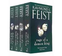Raymond E. Feist The Serpentwar Saga 4 Books Complete Collection Set - Shadow of a Dark Queen, Rise of a Merchant Prince, Rage of a Demon King, Shards of a Broken Crown)