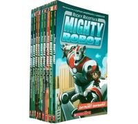 BOOKS4PEOPLE Ricky Ricotta Mighty Robot Collection 9 Books Set By Dav Pilkey (Ricky Ricotta's Mighty Robot, The Mutant Mosquitoes From Mercury,