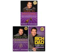 BOOKS4PEOPLE Robert T. Kiyosaki's Rich Dads Guide To Investing, Rich Dads Cashflow Quadrant, Rich Dad Poor Dad, 3 Books Collection Set