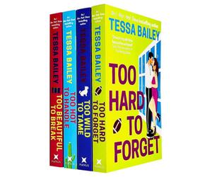 BOOKS4PEOPLE Romancing The Clarksons Series Books 1 - 4 Collection Set By Tessa Bailey (Too Hot To Handle, Too Wild To Tame, Too Hard To Forget