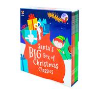 BOOKS4PEOPLE Santa's Big Box Of Christmas Classics 10 Book Collection (A Christmas Carol, The Gingerbread Man, The Snow Queen, The Nutcracker,