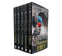 BOOKS4PEOPLE Sharpe Series Books 1 - 5 Collection Set By Bernard Cornwell (Tiger 1799, Triumph 1803, Fortress 1803, Trafalgar 1805 & Prey 1807)