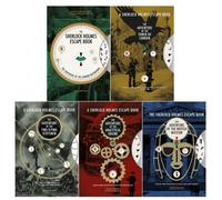 BOOKS4PEOPLE Sherlock Holmes Escape Book 5 Books Collection Set (London Waterworks, British Museum, Analytical Engine, Tower Of London, Two Fly