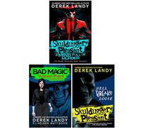 BOOKS4PEOPLE Skulduggery Pleasant Derek Landy Collection 3 Books Set (A Mind Full Of , Bad Magic & Hell Breaks Loose)