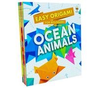 BOOKS4PEOPLE Step By Step Guide To Easy Origami For Beginners 8 Books Set Collection (Aircraft, Birds, Dinosaurs, Farm Animals, Holidays, Jungl