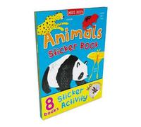 BOOKS4PEOPLE Sticker Activity Books 8 Books Set By Miles Kelly (Animals, Bugs, Dinosaurs + More)