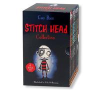 BOOKS4PEOPLE Stitch Head Series 6 Books Collection Box Set By Guy Bass (Stitch Head, Pirate's Eye, Ghost Of Grotteskew, Spider's Lair)