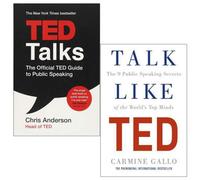 BOOKS4PEOPLE Ted Talks And Talk Like Ted 2 Books Collection Set (Ted Talks: The Official Ted Guide To Public Speaking ,talk Like Ted: The 9 Pub