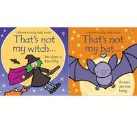 BOOKS4PEOPLE That's Not My Witch And That's Not My Bat By Fiona Watt (Halloween 2 Books Collection Set)
