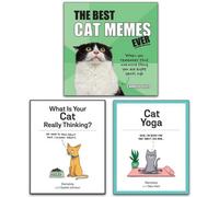 BOOKS4PEOPLE The Best Cat Memes Ever, Cat Yoga, What Is Your Cat Really Thinking 3 Books Collection Set