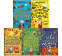 BOOKS4PEOPLE The Boy Who Grew 5 Books Collection Set By Andy Shepherd The Boy Who Grew Dragons, The Boy Who Lived With Dragons, The Boy Who Fle