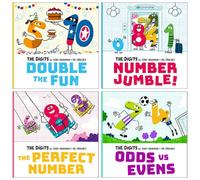The Digits Series 4 Book Set Double the Fun, Number Jumble & more