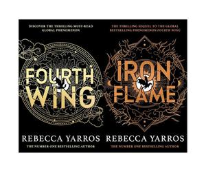 BOOKS4PEOPLE The Empyrean Series 2 Books Collection Set By Rebecca Yarros (Fourth Wing, Iron Flame)