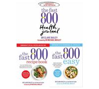 BOOKS4PEOPLE The Fast 800 Series Collection 3 Books Set By Michael Mosley, Dr Clare Bailey, Justine Pattison (Easy, Recipe Book, Health Journal