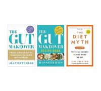 BOOKS4PEOPLE The Gut Makeover, The Gut Makeover Recipe Book, The Diet Myth 3 Books Collection Set