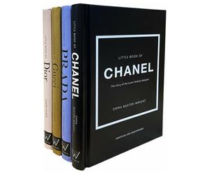 BOOKS4PEOPLE The Little Guides To Style 4 Books Collection Set (Gucci, Prada, Dior, Chanel)
