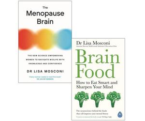 BOOKS4PEOPLE The Menopause Brain & Brain Food 2 Books Set By Dr Lisa Mosconi