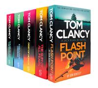 BOOKS4PEOPLE Tom Clancy Flash Point, The Sum Of All Fears, Debt Of Honor, Executive Orders & The Bear And The Dragon By Don Bentley & Tom Clanc