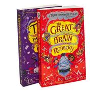 BOOKS4PEOPLE Train To Impossible Places Series 2 Books Collection Set By P. G. Bell (Train To Impossible Places & Great Brain Robbery)