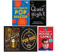 BOOKS4PEOPLE Ultimate Popmaster, Collins Quiz Night, Collins Quiz Master, Collins Pub Quiz And Richard Osman's House Of Games 5 Books Collectio