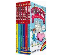 BOOKS4PEOPLE Unipiggle The Unicorn Pig Series 6 Books Collection Set By Hannah Shaw (Unicorn Muddle, Dragon Trouble, Mermaid Mayhem, Witch Emer