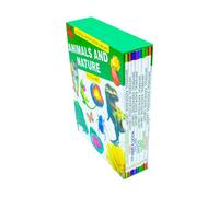 BOOKS4PEOPLE Universal Knowledge Library Animals And Nature 8 Volumes Book Collection Set: (Animals, Dinosaurs, Insects, Oceans, Reptiles, Rock