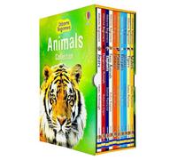 BOOKS4PEOPLE Usborne Beginners Animals Collection 10 Books Box Set (Bears, Dangerous Animals, Elephants, Farm Animals, Monkeys, Pandas, Penguin