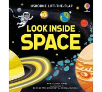 BOOKS4PEOPLE Usborne Lift-The-Flap Look Inside: Space By Rob Lloyd Jones - An Interactive Lift-The-Flap Introduction To Galaxies, Stars And The