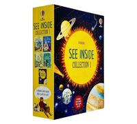 BOOKS4PEOPLE Usborne Lift The Flap See Inside 5 Books Collection Set With Over 350 Flaps To Lift (See Inside The World Of Dinosaurs, See Inside