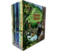 BOOKS4PEOPLE Usborne Look Inside Collection 6 Books Set - Space, Animal Homes, Our World, Seas And Oceans, Jungle, Nature