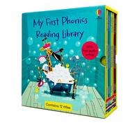 BOOKS4PEOPLE Usborne My First Phonics Reading Library 12 Books Collection Box Set (Phonics Readers) (With Free Audio Online Age 3+)