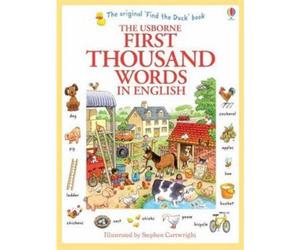 BOOKS4PEOPLE Usborne My First Thousand Words In English Books Paperback
